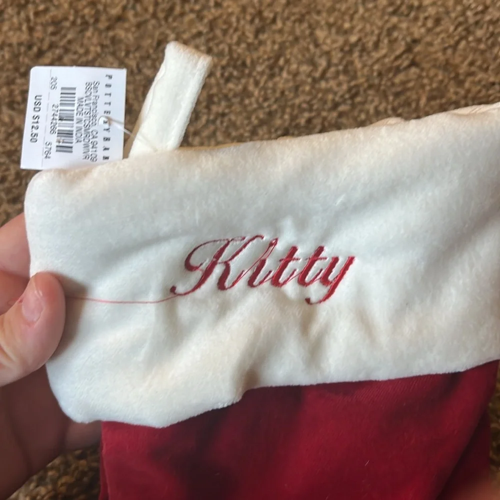 Pet Pottery Barn Stocking